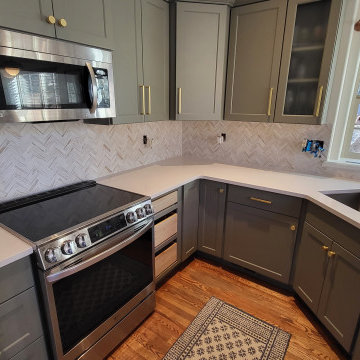 Herringbone Backsplash