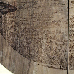 Bahut pyrograv&eacute; - Buffets And Sideboards
