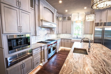 Elegant kitchen photo in Baltimore