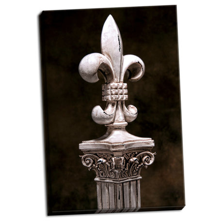 Fine Art Photograph, Fleur de Lis IV, Hand-Stretched Canvas