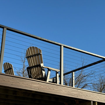 Year-Round Outdoor Comfort with Secure Cable Railing