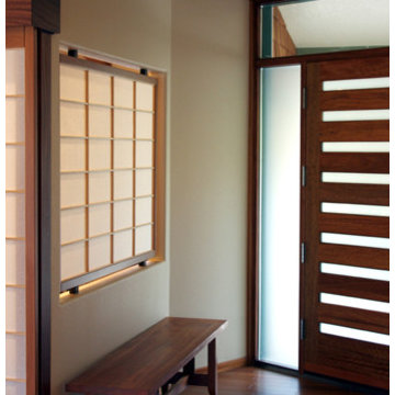 Shoji screens in a whole house remodel