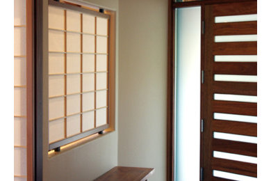 Inspiration for a 1950s entryway remodel in Portland