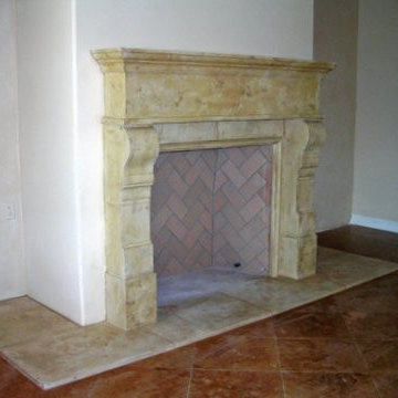 Mandeville Cast Stone Fireplace Mantel