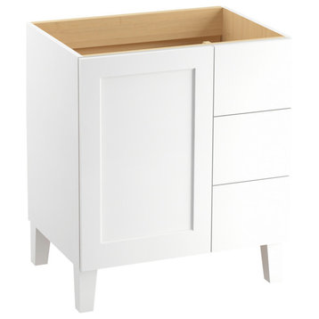 Kohler K-99530-LGR Poplin 30" Vanity Cabinet Only - - Linen White