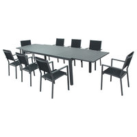 Belem 9-Piece Outdoor Extension Dining Set