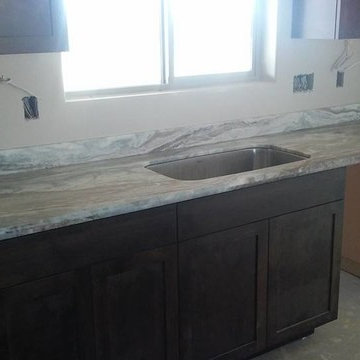 Fantasy Brown Satin Marble