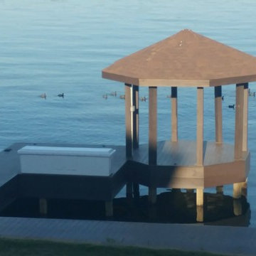 Lake Conroe Boat Dock
