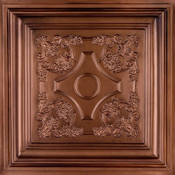 DCT_03 Coffered Faux Tin Ceiling Tile Drop in 24x24 - Ceiling Tile