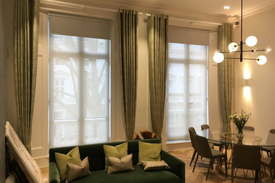 50mm   Wooden pole M2M  curtains