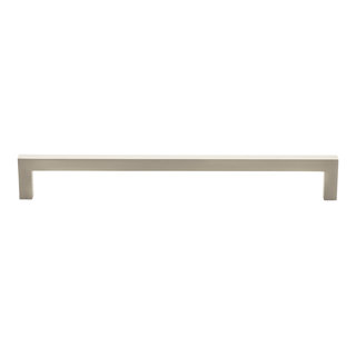 12-5/8 Inch Center to Center Solid Square Bar Pull Cabinet