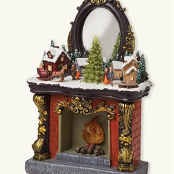 Fireside Music Box - Holiday Accents And Figurines