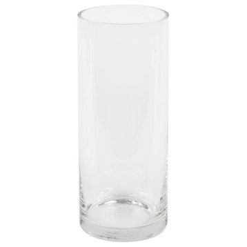 Vickerman 10" Clear Cylinder Glass Container, Set of 2