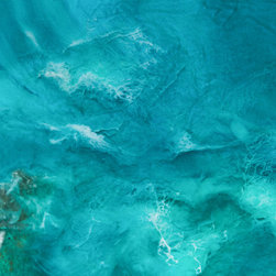 "Down by the Sea" detail shot - Mixed Media Art