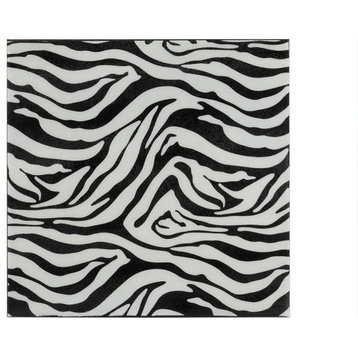 Small Iron Faux Zebra Skin Wall Tile