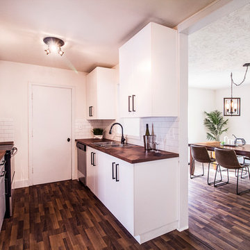 North Portland St. Johns Modern Industrial Chic Remodel