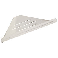 Bathroom Floating Corner Shower Shelf, Polished