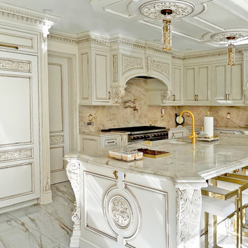 Elegant Classic Kitchen Design with Handcrafted Details