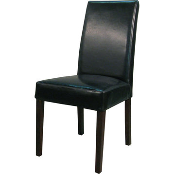 Hartford Leather Chair (Set of 2) - Black
