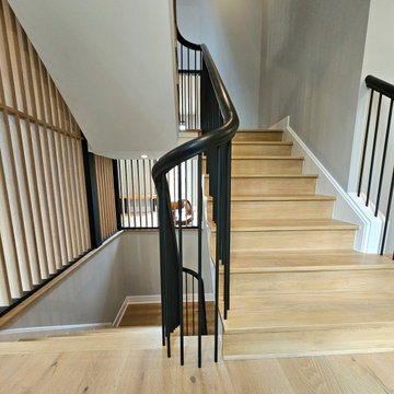 Project #115 | Staircase with Continuous Rail System Without Newels
