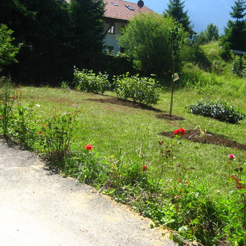 Blick von Terrasse zum Nachbar