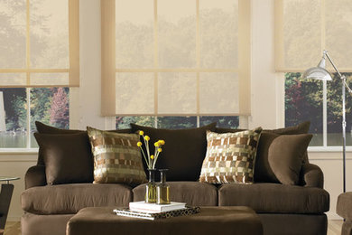 Trendy living room photo in Other