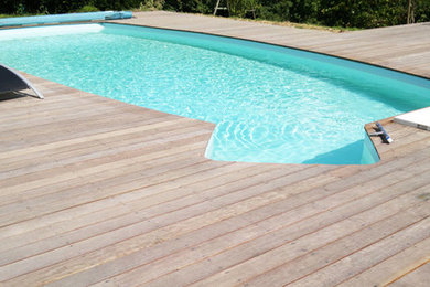 Inspiration for a pool in Rennes.