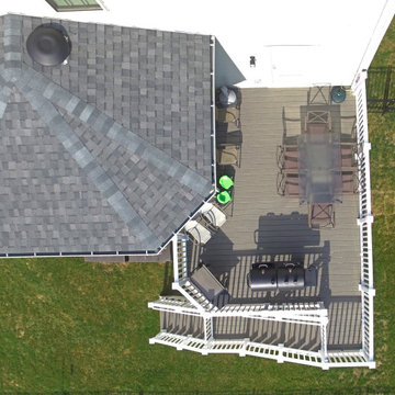 TimberTech Silver Maple Deck and Stairs in Frederick MD