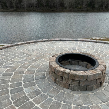 Gorgeous (Large) Lake View Fire Pit and Circular Patio