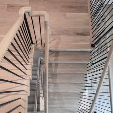Project #122 | Freestanding Steel & Wood Staircase
