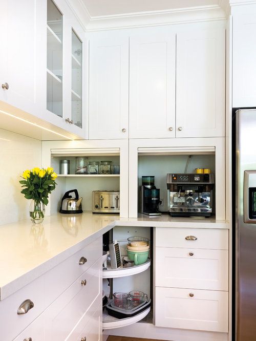 appliance garage kitchen cabinet | houzz