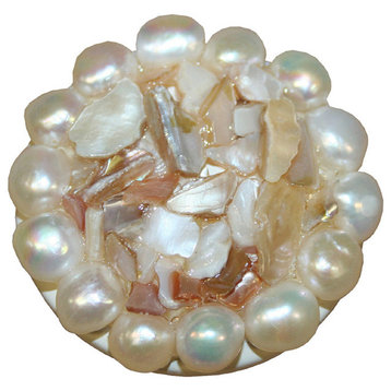 Shell and Pearl Drawer Knob, 1.75"