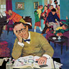 "No Quiet for Daddyo" Painting Print on Canvas by Richard Sargent