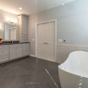 Blissful Feeling, after Relaxing in their New Master Bath in McLean VA