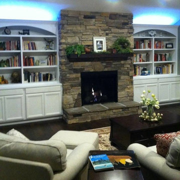 Projects -- Bucks County Milano Fireplace -- Centurion Stone