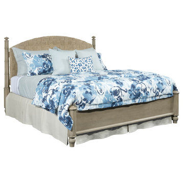Emma Mason Signature Econo Queen Currituck Low Post Bed in Driftwood