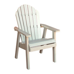 Highwood - Adirondack Outdoor Hamilton Deck Chair - AD-CHDA2, Whitewash - Adirondack Chairs