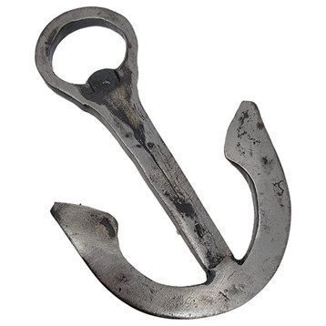 Cast Iron Large Anchor Bottle Opener 5.25 x 3.25 in Nautical Ship Wall Hanging