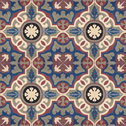 Navy Blue Marina Cement Tile - Wall And Floor Tile
