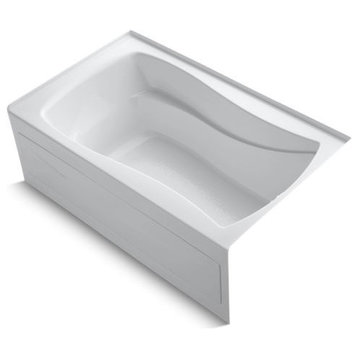 Kohler Mariposa 60" X 36" Alcove Bath w/ Integral Apron, Right-Hand Drain, White