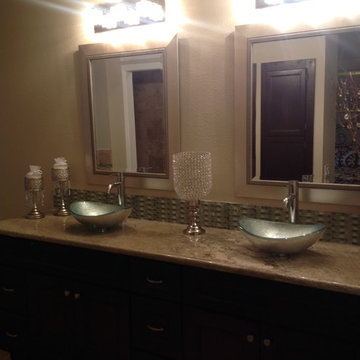 kitchens and bathrooms
