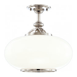 Hudson Valley Canton 1 Semi Flush Mount  Incandescent Bulb - Lighting