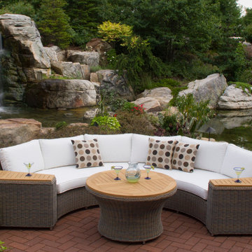 BARBADOS OUTDOOR ROUNDED SECTIONAL