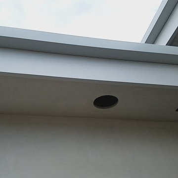 Corona Del Mar Modern Home, Square Gutters and Downspouts in .032 Aluminum