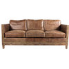 Darlington Sofa Grazed Brown Leather