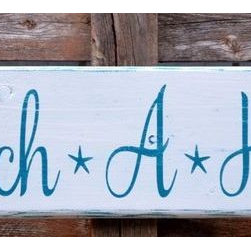 Handcrafted Beach House Decor Signs - Products