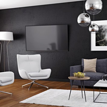 Living Room CG Render For A Cozy Home Design