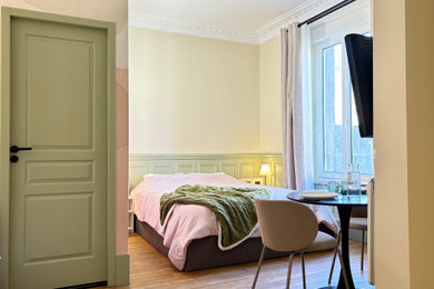 Idées déco pour une chambre moderne.