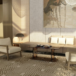 DAKOTA GLASS COFFEE TABLE - Furniture