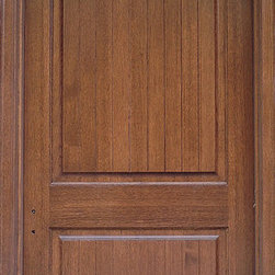 Front Doors - Mediterranean Mahogany Solid 2-panel - Front Doors
